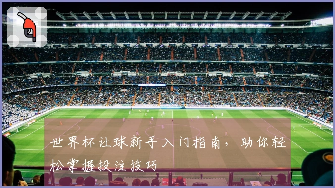世界杯让球新手入门指南，助你轻松掌握投注技巧